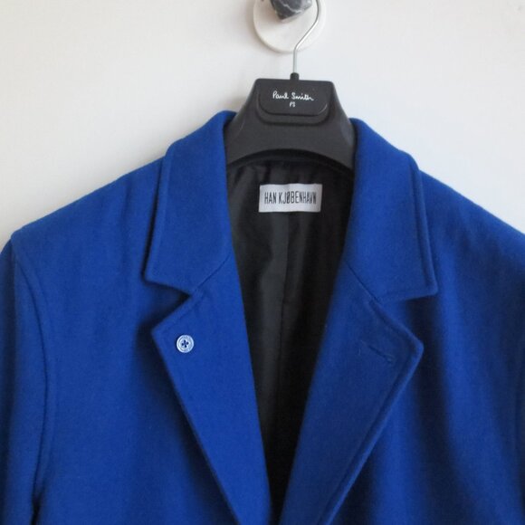NWOT HAN KJOBENHAVN MEN'S COAT JACKET BLUE $499 - Picture 3 of 7